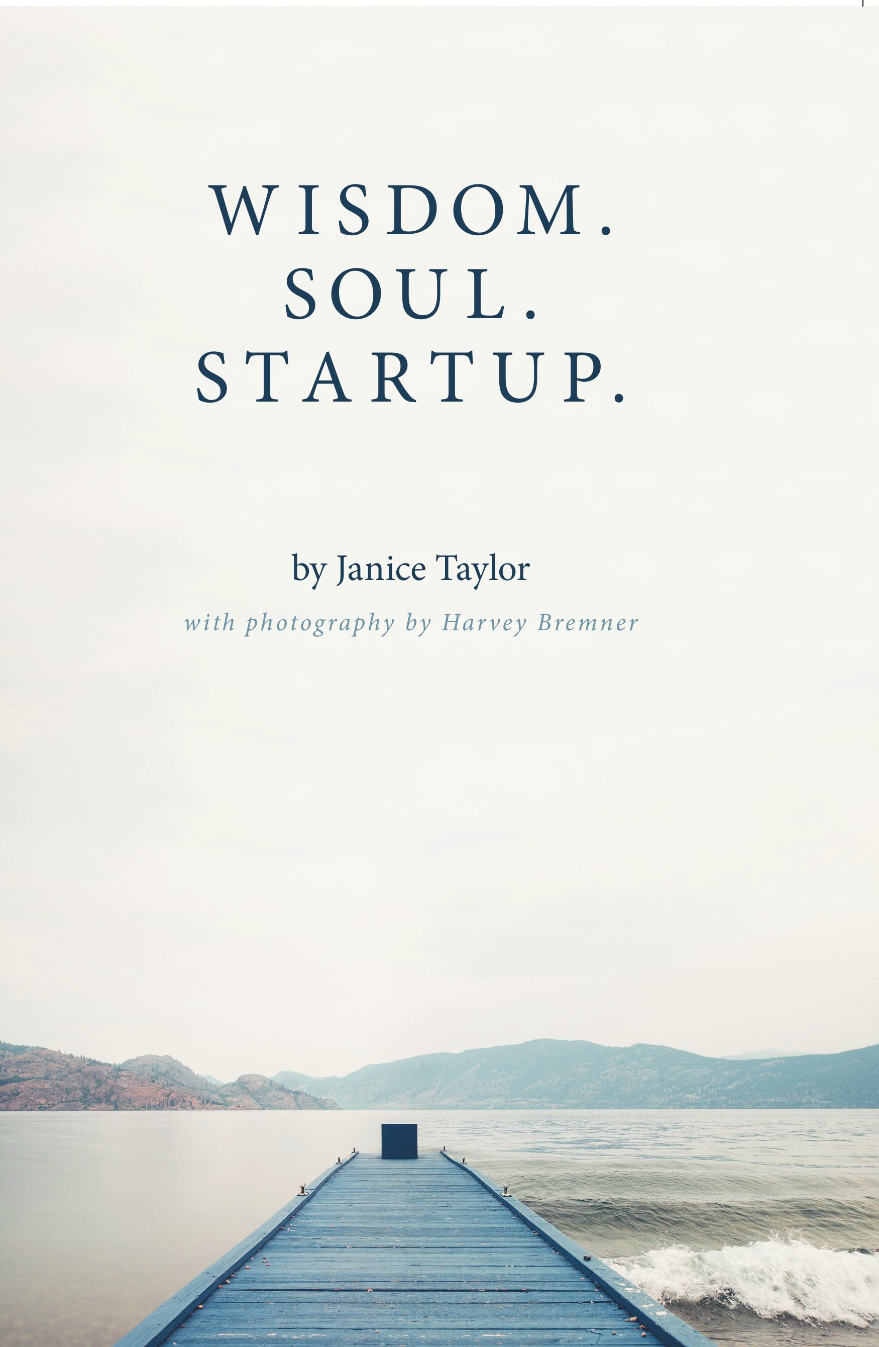 Wisdom. Soul. Startup. — book cover by Janice Taylor